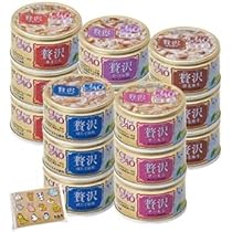 Amazon.co.jp: いなば 贅沢 キャットフード 缶詰 国産品 80g 5種